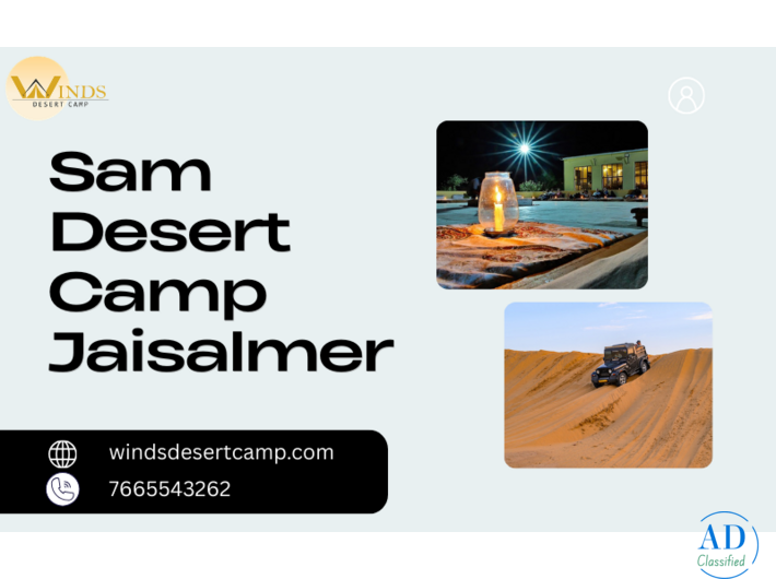 Luxury Sam Desert Camp Jaisalmer with Camel Safari & Cultural Show