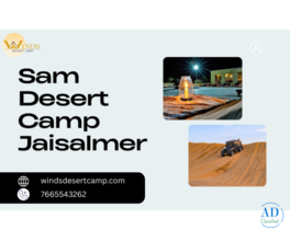 Luxury Sam Desert Camp Jaisalmer with Camel Safari &amp; Cultural Show