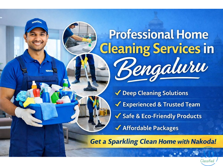 Make Your Home Shine with Nakoda Cleaning Services in Bangalore