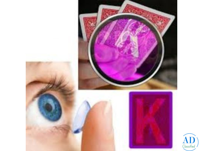 Contact Lens for Playing Cards – See Hidden Marks Instantly