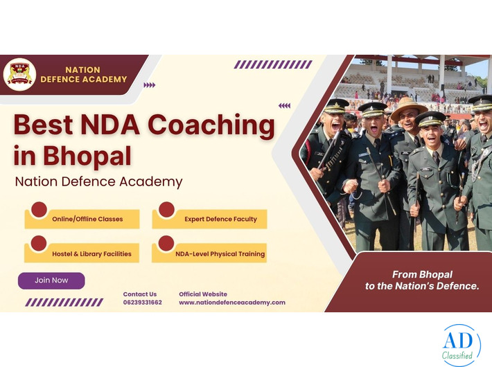 NDA 2 Year Coaching Program in Bhopal