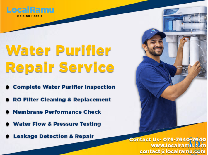 Professional Water Purifier Repair and Service by LocalRamu with Skilled Technicians in Mysuru