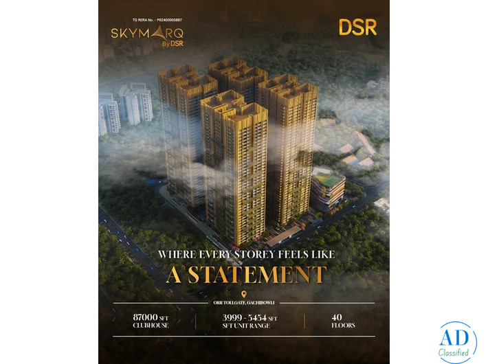 4bhk flats in nanakramguda | DSR Skymarq