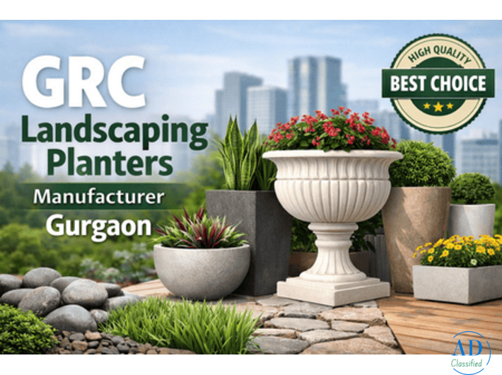 GRC landscaping planters manufacturer Gurgaon