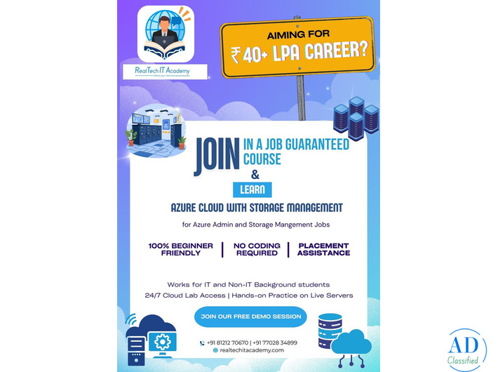 Azure Admin & Storage Management Course | Beginner Friendly Training