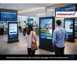 Digital Signage for Banks | Smart Digital Signage for Bank Branches