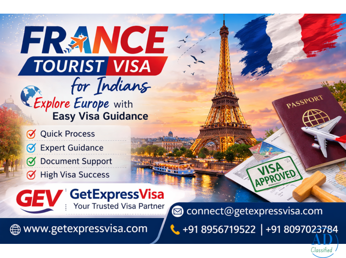 France Tourist Visa Assistance for Indians – Travel to Europe