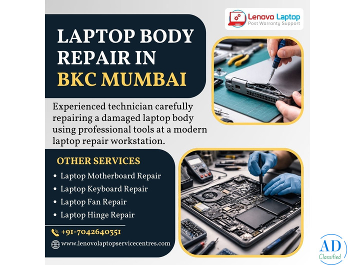 Laptop Body Repair in BKC Mumbai for Lenovo Laptops