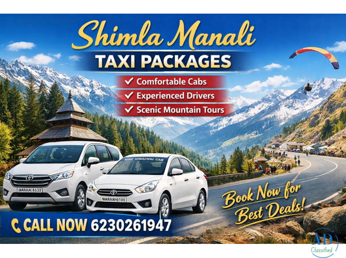 Shimla Manali Taxi Packages | Affordable Cab Tour