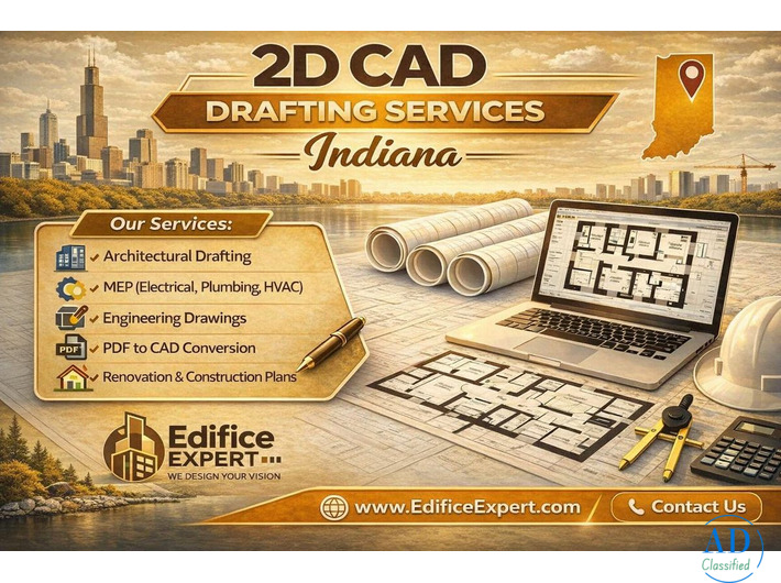 Top-Rated 2D CAD Drafting Services in Indiana - Edifice