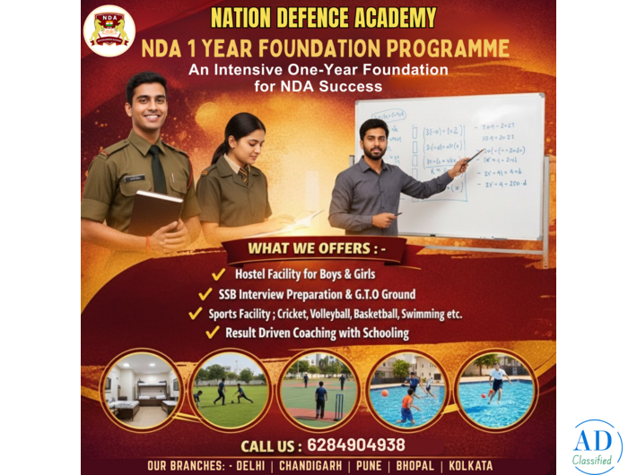 Nda 1 Year Foundation Programme