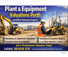Expert Plant and Equipment Valuations Perth – Certified Asset Valuers