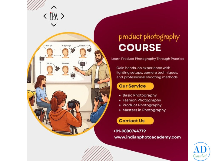 product photography course in Bangalore