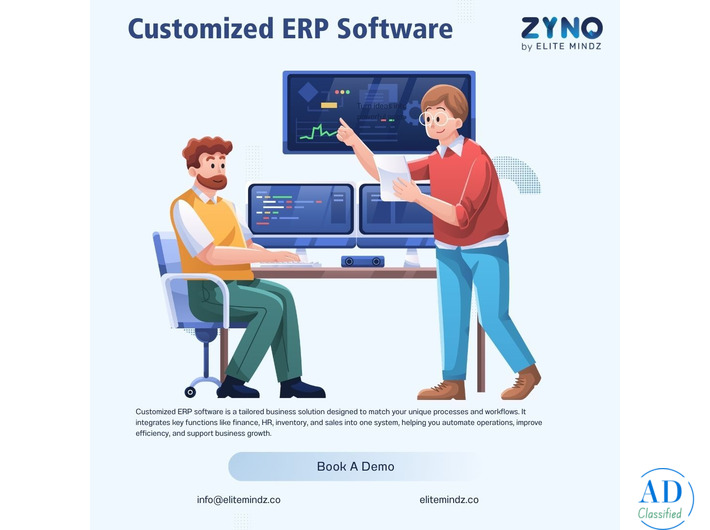 Customized ERP Software to Increase Productivity