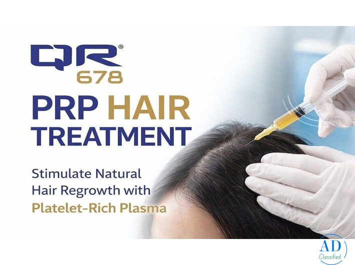 Effective PRP Hair Treatment at QR678 for Hair Regrowth