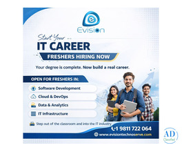 Start Your IT Career – Freshers Hiring Now - EvisionTechnoserve