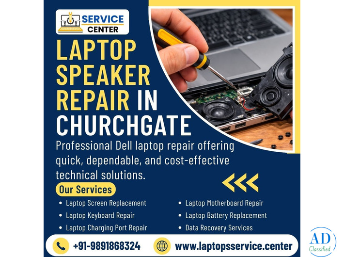 Professional Laptop Speaker Repair in Churchgate