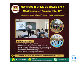 Join NDA Foundation Course After 10th – Bhopal