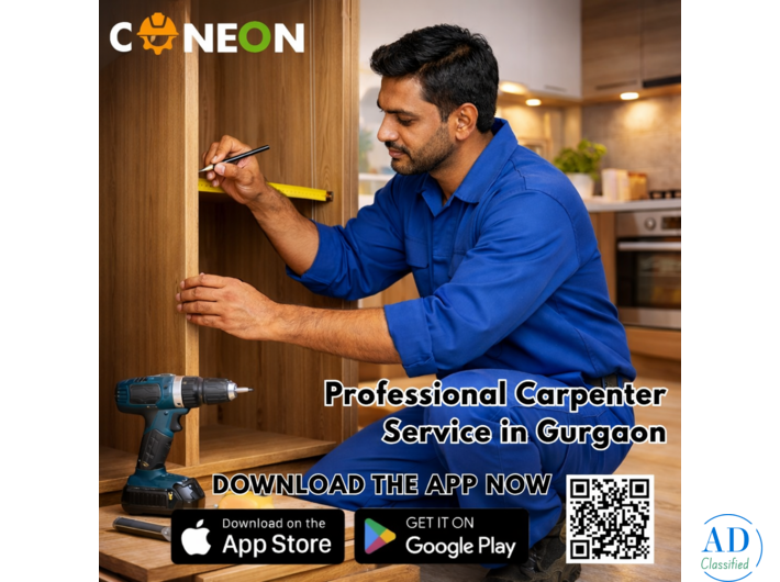 Professional Carpenter Service in Gurgaon | Book Carpenter Near Me – CONEON