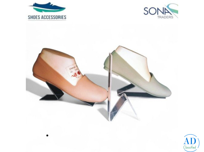 Acrylic Side Angle Shoe Display Stand
