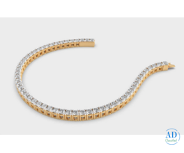 4 Ct Classic Round Bracelet |  Siyari Lab Grown Diamond Jewellery