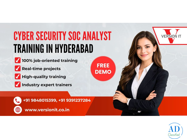 Cyber Security SOC Analyst Training in Hyderabad - Version IT