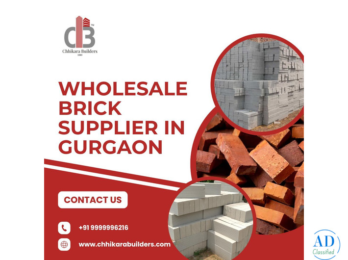 Wholesale Brick Suppliers in Gurgaon for Reliable Construction