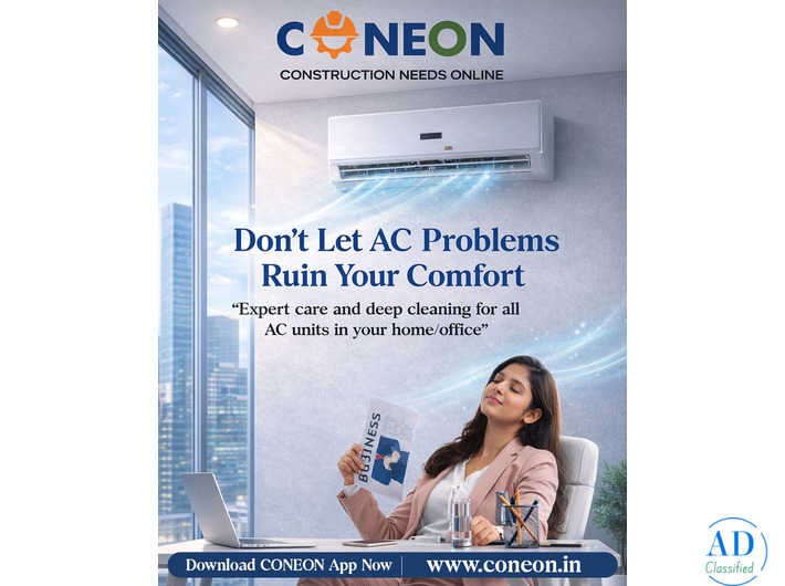 Trusted AC Service in Gurgaon | AC Repair & Installation Near Me – CONEON App
