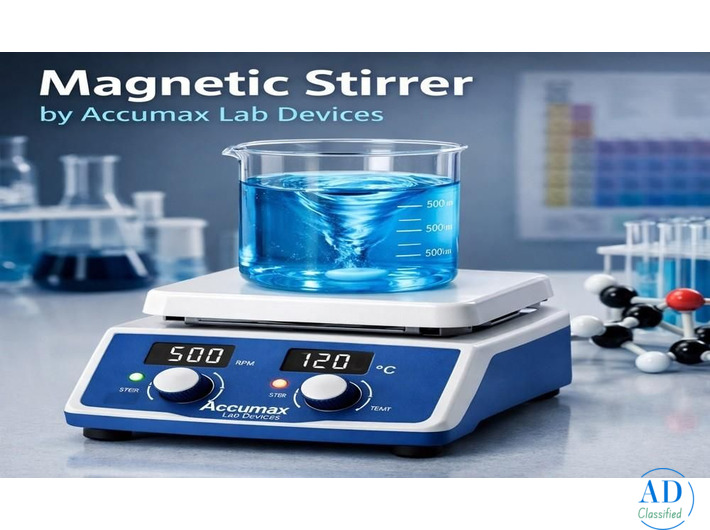 Magnetic Stirrer by Accumax Lab Devices for Labs