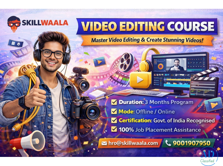 Learn Video Editing Free Course | Skillwaala