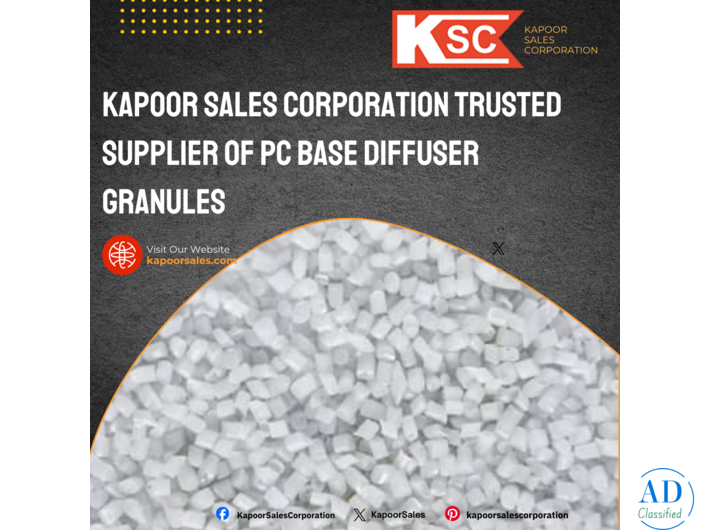 Kapoor Sales Corporation Trusted Supplier of PC Base Diffuser Granules