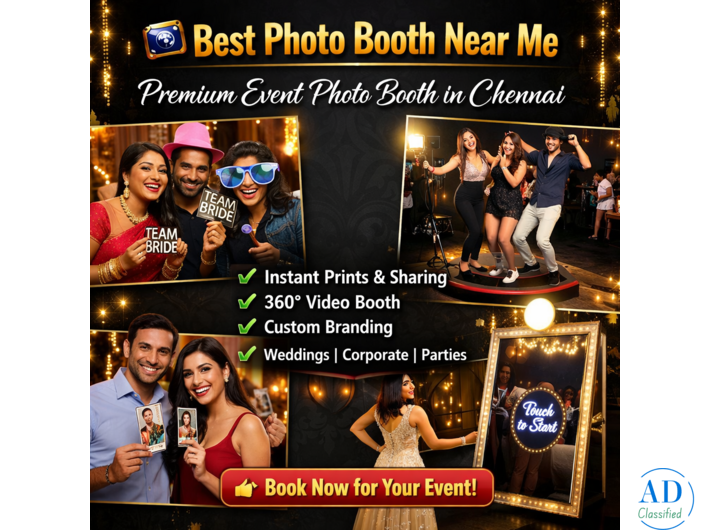 Best Photo Booth Near Me in Chennai