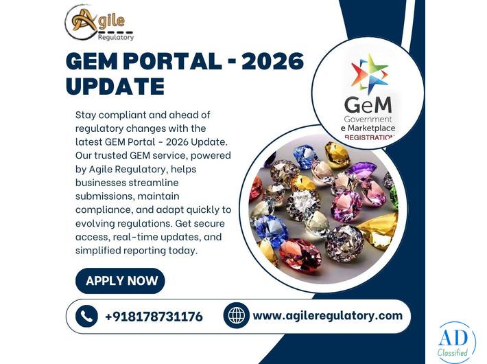 Sell to Government via GEM | 2026 Updated Portal Assistance