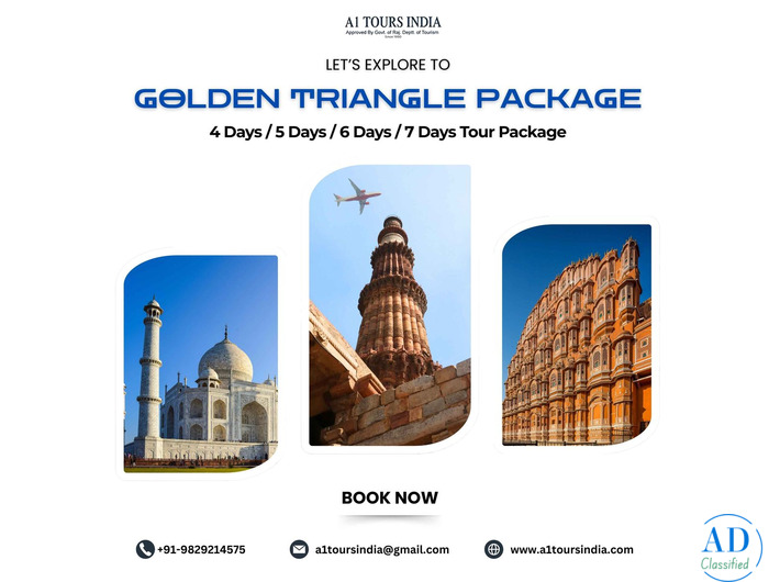 Explore 4-Day / 5-Day / 6-Day / 7-Day Golden Triangle Tour Packages