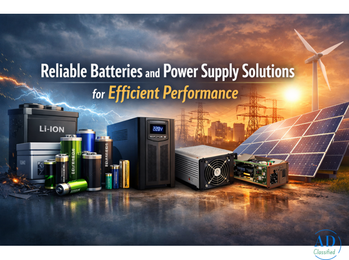 Reliable Batteries and Power Supply Solutions for Efficient Performance