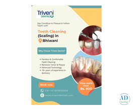 Teeth Cleaning (Scaling) in Bhiwani | Triveni Dental