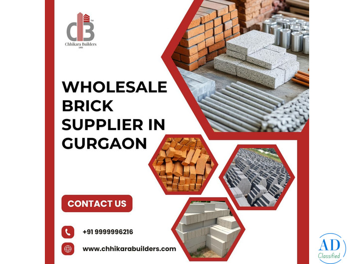 Top Wholesale Brick Supplier in Gurgaon for Quality & Value