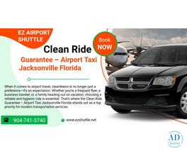 Clean Ride Guarantee – Airport Taxi Jacksonville Florida