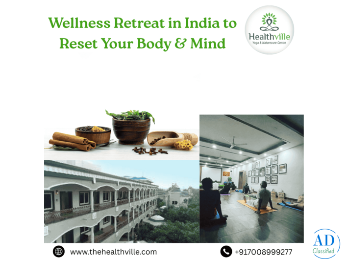 Wellness Retreat in India to Reset Your Body & Mind