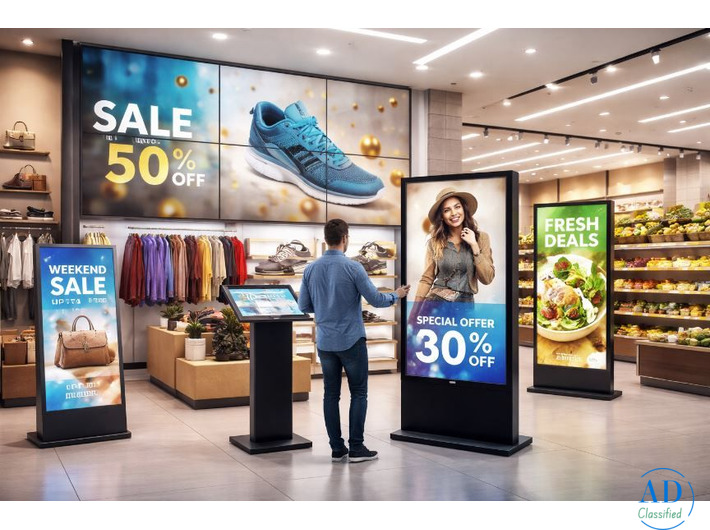 Smart Retail Digital Signage Solutions in India | LED Displays & AV Integration
