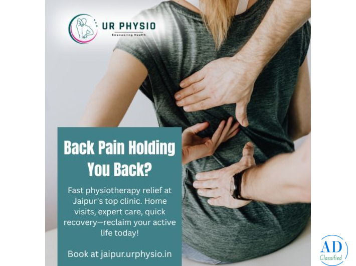 Back Pain Relief: Expert Physiotherapy Clinic in Jaipur – Home Visits!