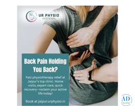 Back Pain Relief: Expert Physiotherapy Clinic in Jaipur – Home Visits!