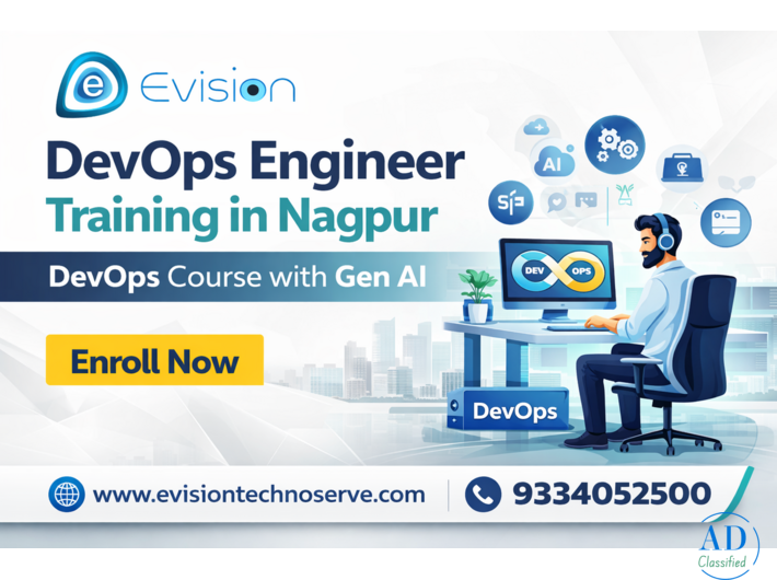 DevOps Engineer Training in Nagpur - DevOps Course with Gen AI - Evision Technoserve