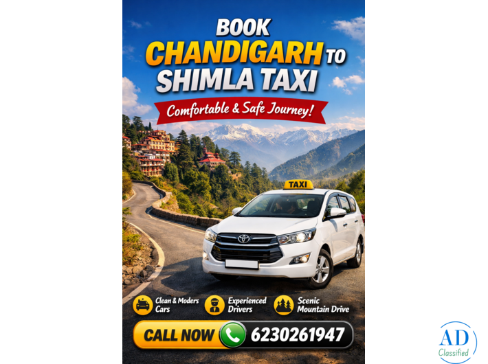 Book Shimla Taxi From Chandigarh