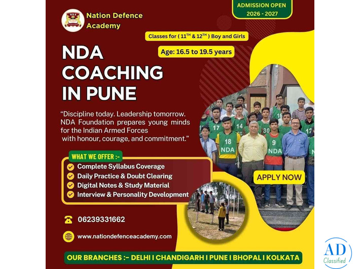 Crack NDA Exam – Join Pune’s Top Coaching Today!