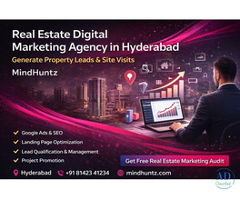 Real Estate Digital Marketing Agency in Hyderabad – Generate Property Leads | MindHuntz