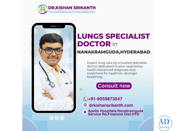 Best Lungs Specialist in Hyderabad | Dr Kishan Srikanth