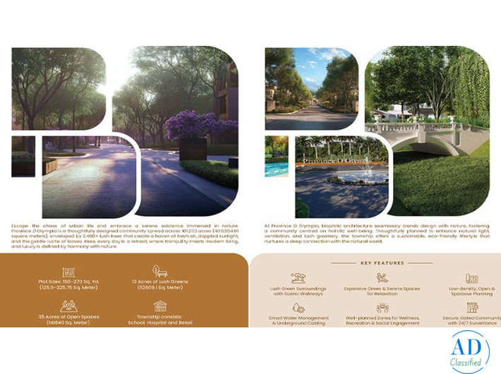 Ats Province D Olympia Plot On Yamuna Expressway