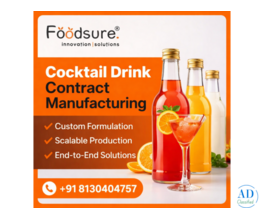 Cocktail Drink Contract Manufacturing Services