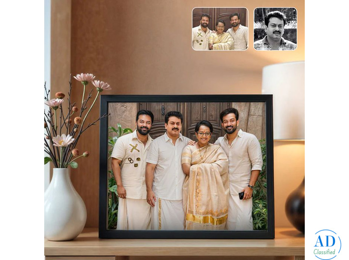 Custom Family Portrait Painting by Fabus Frames – Turn Memories into Art